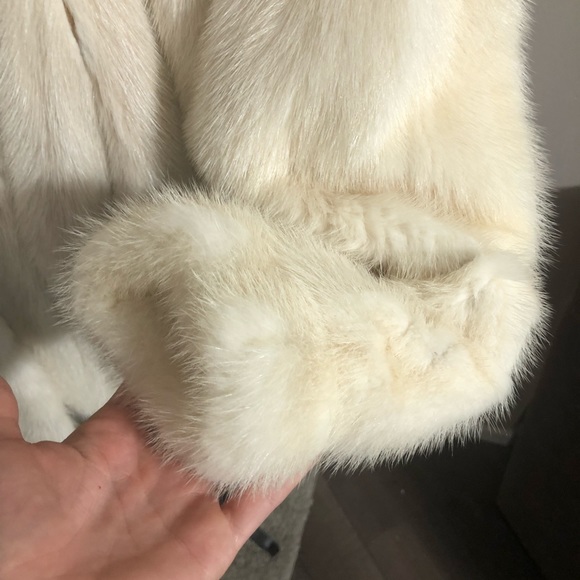 ❌SOLD❌ RARE! real mink fur & leather coat 1970’s Vintage - Picture 4 of 8